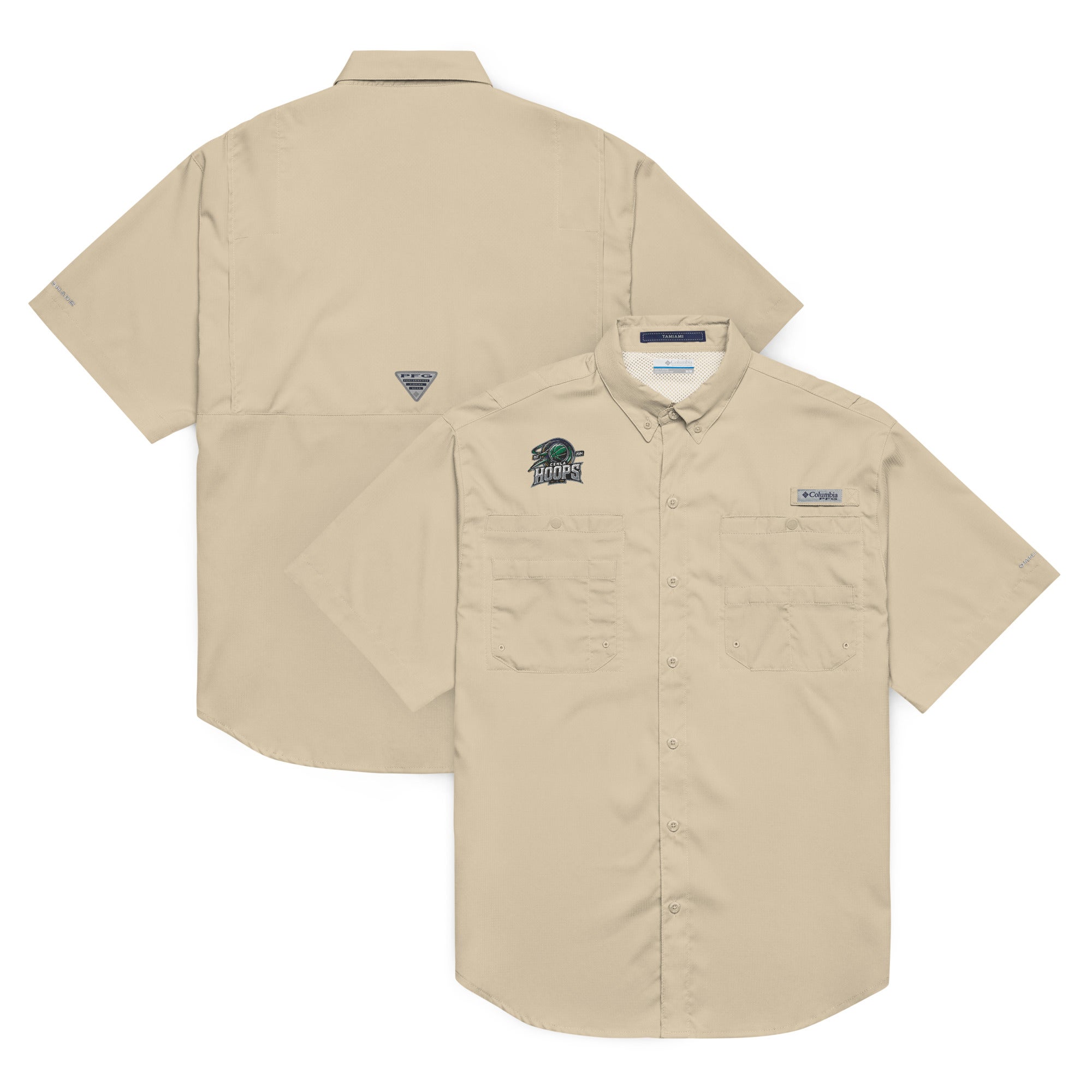 Men’s Columbia short sleeve button shirt | Custom Printing Inc